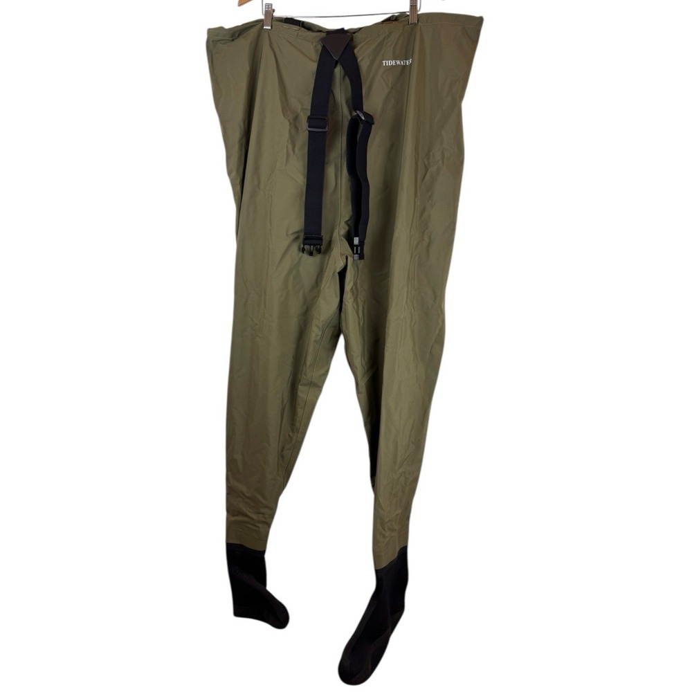 Tidewater Fly Fishing Stocking Foot Chest Waders Breathable Waterproof Wader